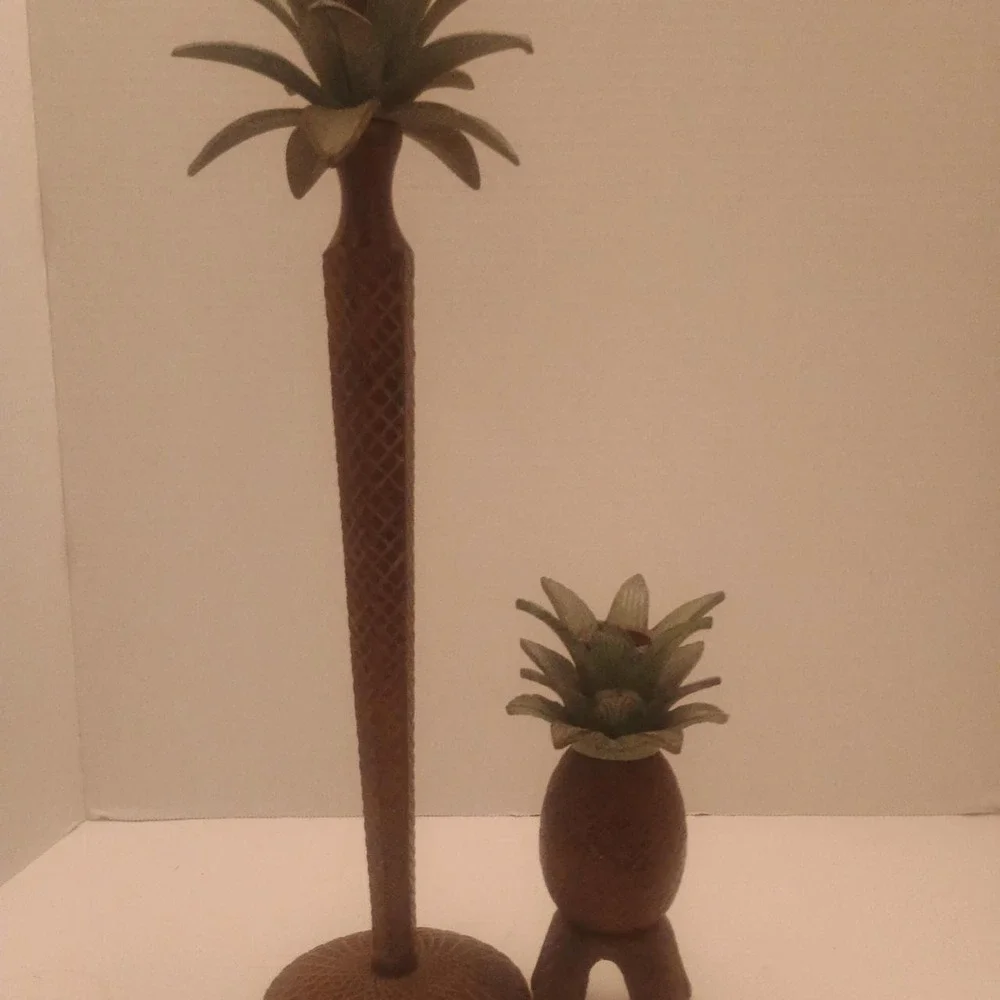 Pineapple candle holders